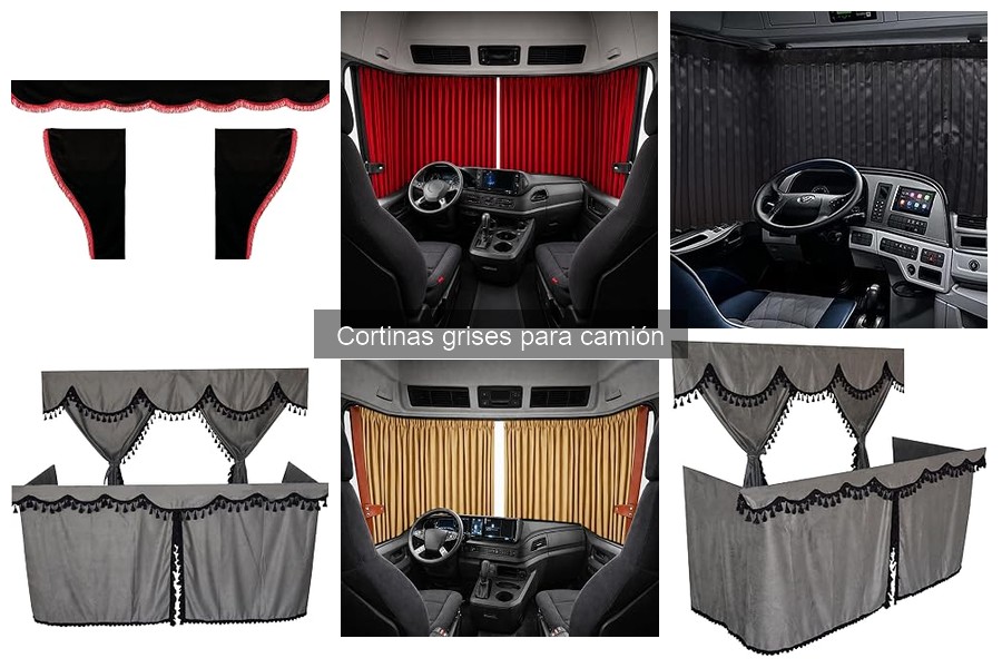 Guía para elegir cortinas grises ideales para tu camión
