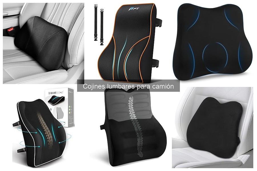 Guía para elegir el mejor cojín lumbar según tu camión