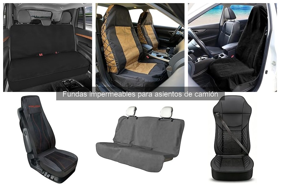 Guía para Elegir la Mejor Funda Impermeable para Asientos de Camión
