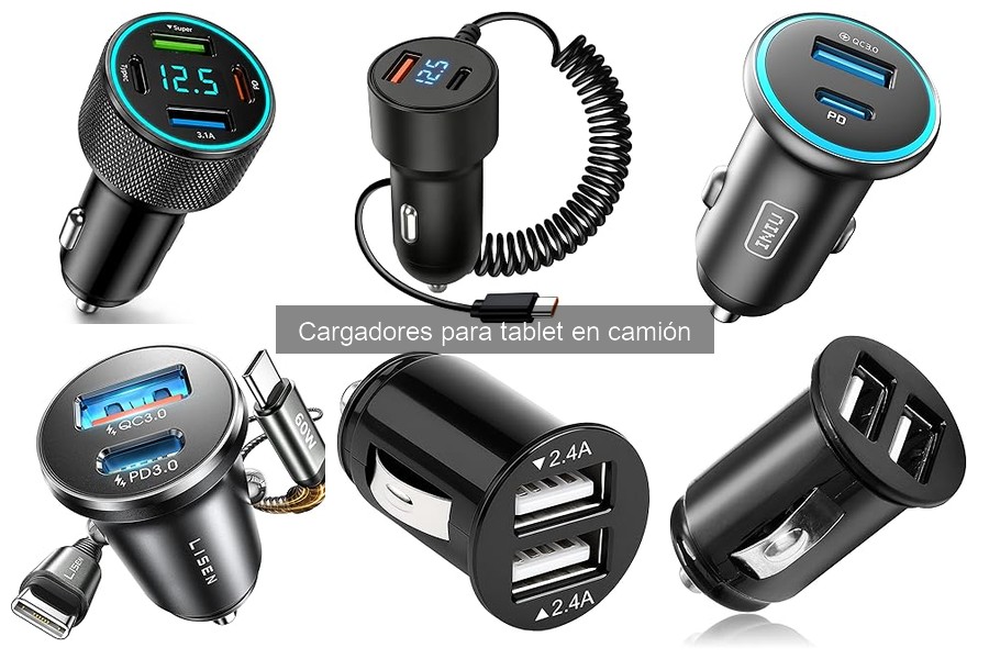 Impacto de cargadores para tablet en la autonomía del camión
