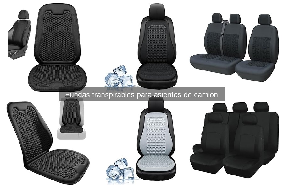 Innovaciones en fundas transpirables para asientos de camión