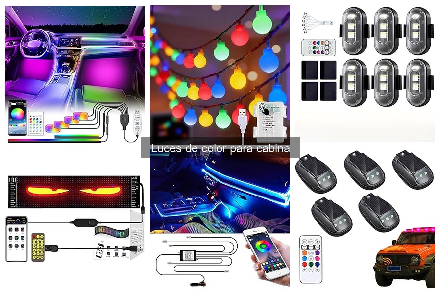 Leyes sobre luces de color en cabinas de camiones