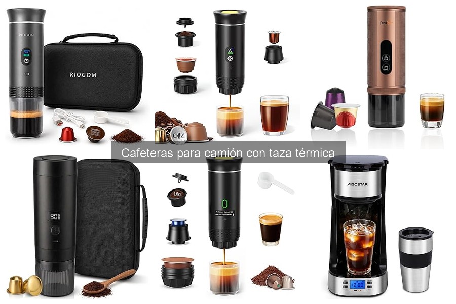 Mantenimiento de cafeteras para camión con taza térmica