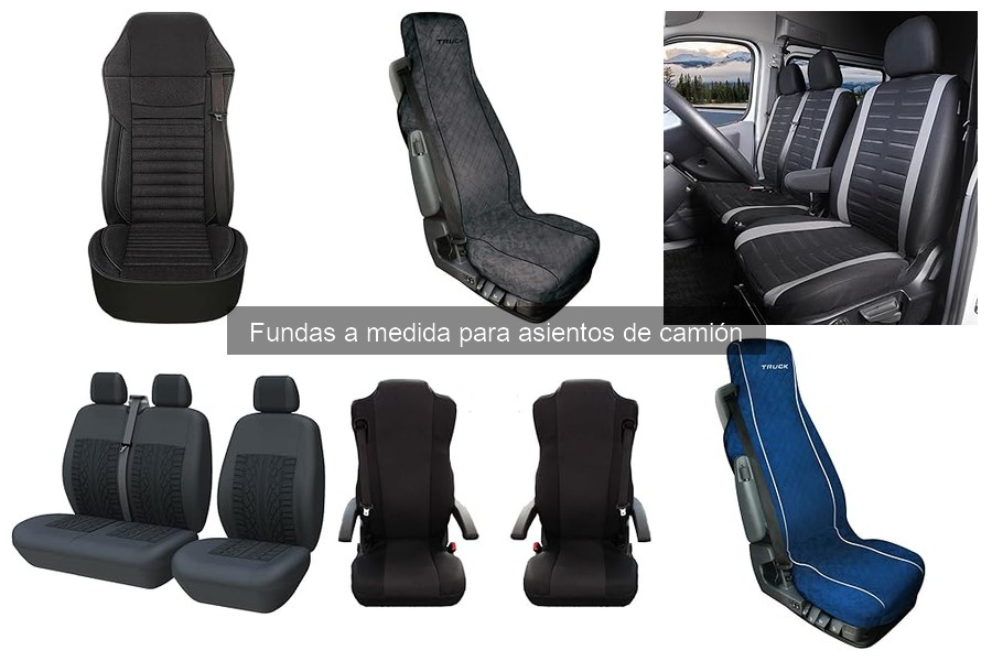 Mantenimiento de fundas a medida para asientos de camión