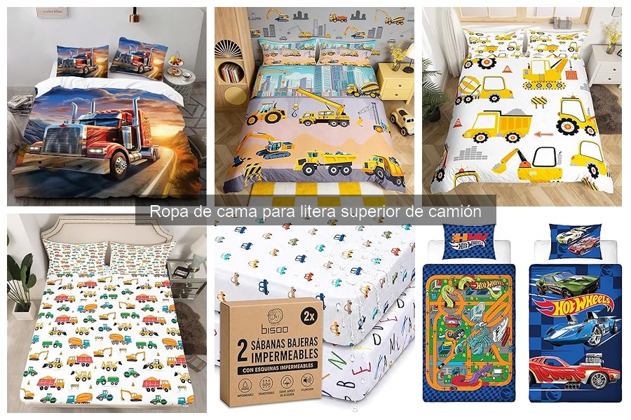 Mantenimiento de ropa de cama para litera superior de camión