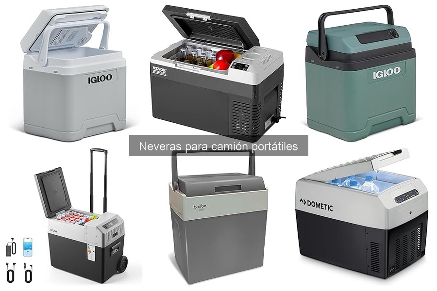 Mantenimiento y limpieza de neveras portátiles para camiones