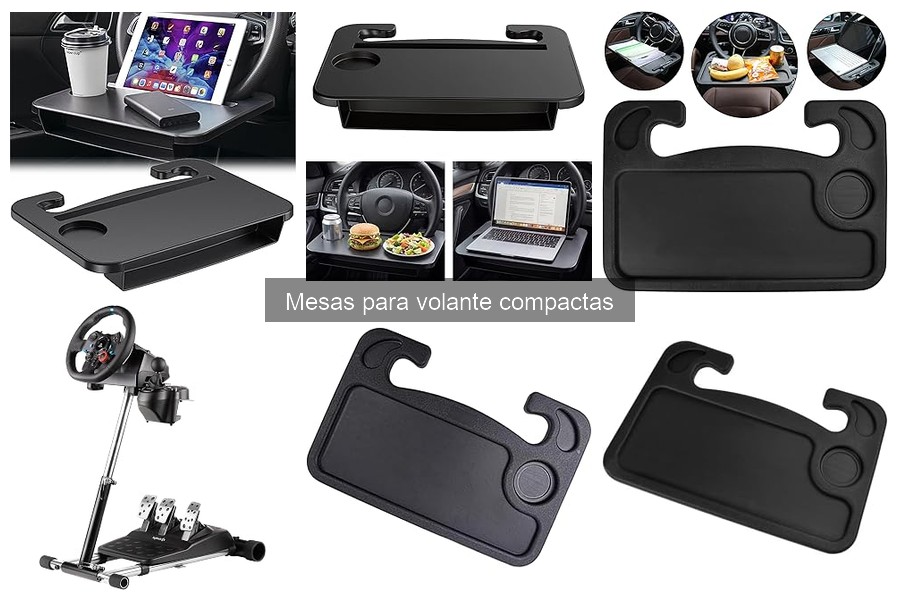 Mejores accesorios para complementar mesas para volante compactas