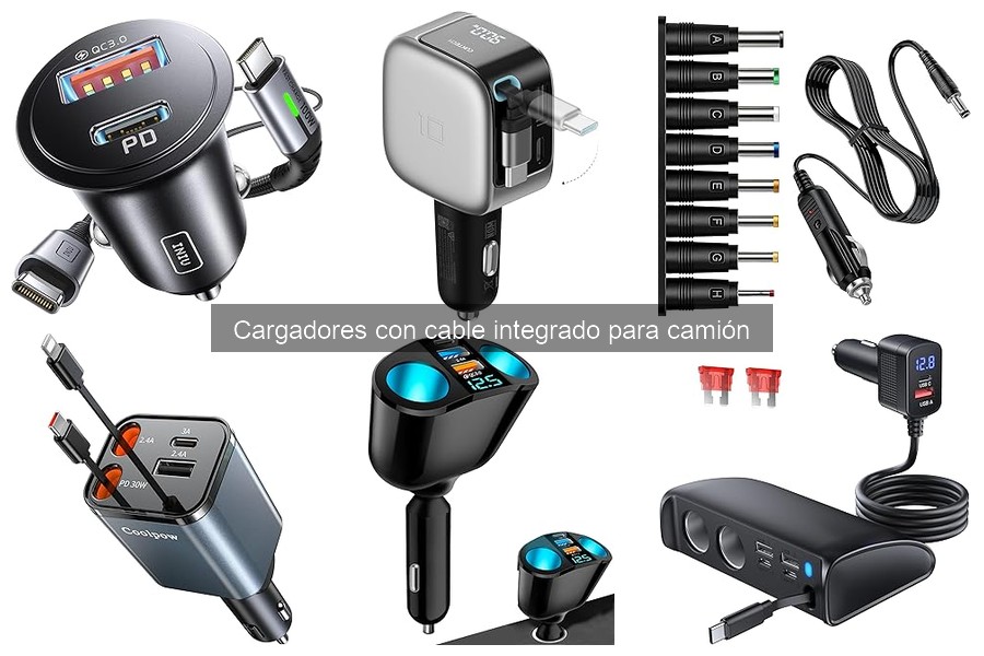 Mejores cargadores con cable integrado para camiones