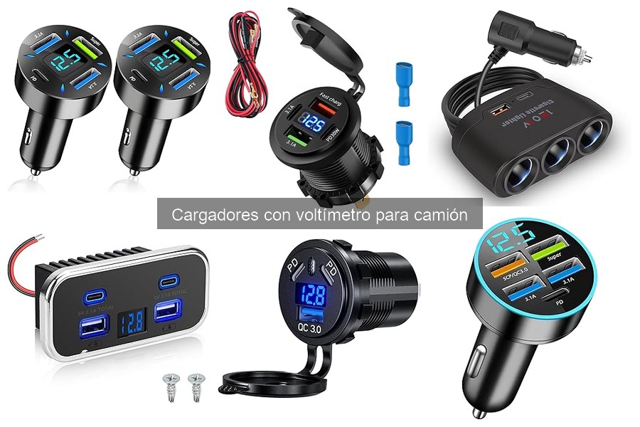 Mejores cargadores con voltímetro para camiones eléctricos