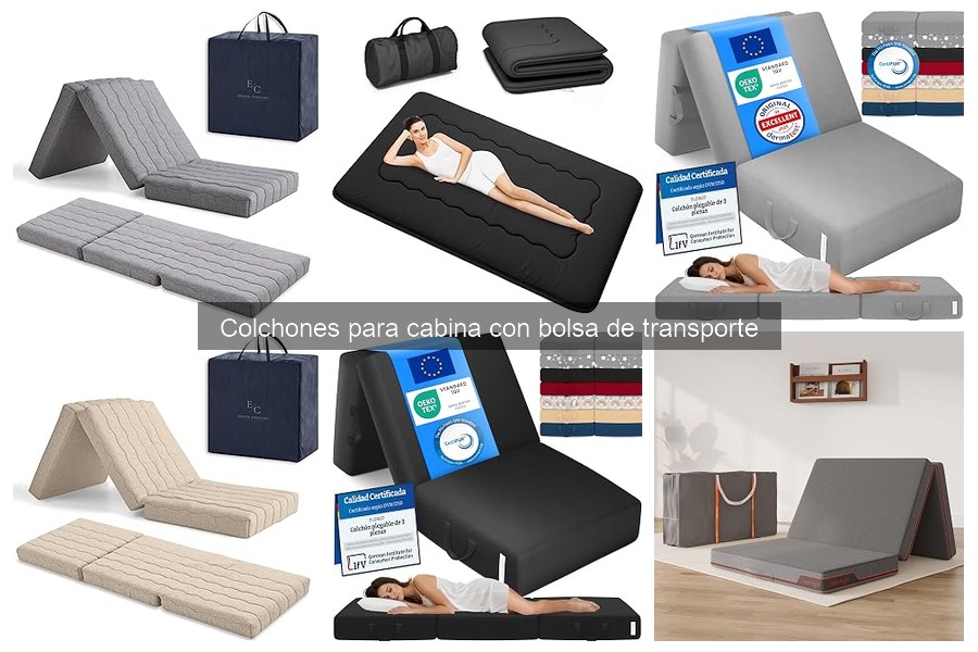 Mejores colchones para cabina con bolsa de transporte 2023