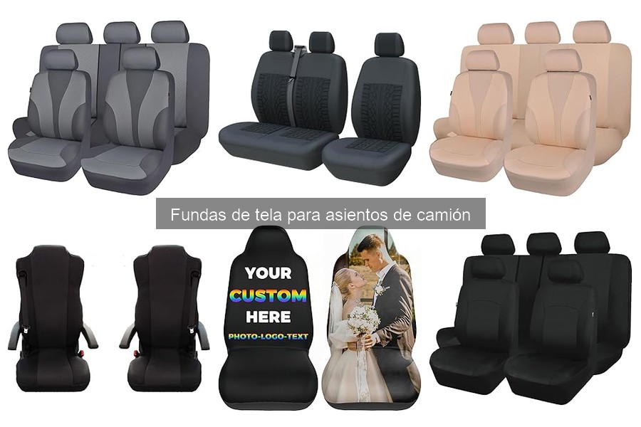 Mejores fundas de tela para asientos de camión según uso
