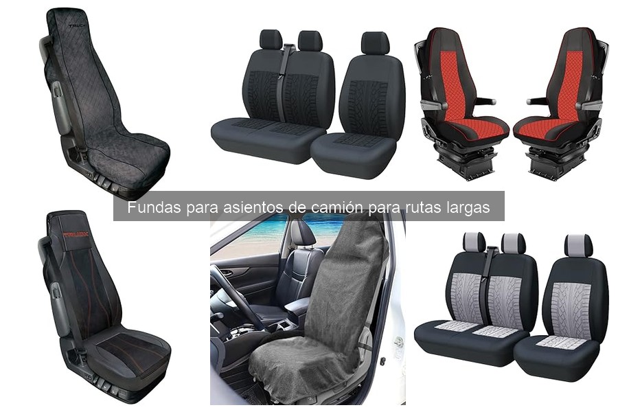 Mejores fundas para asientos de camión: comodidad en rutas largas