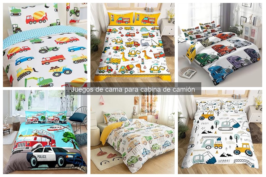 Mejores juegos de cama para cabina de camión en 2023