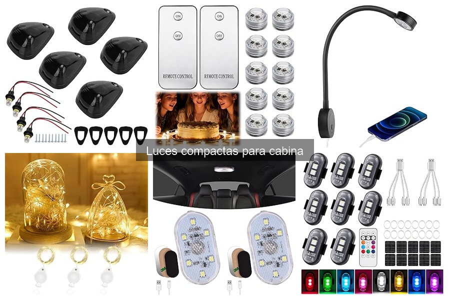 Mejores luces compactas para cabina: guía de compra