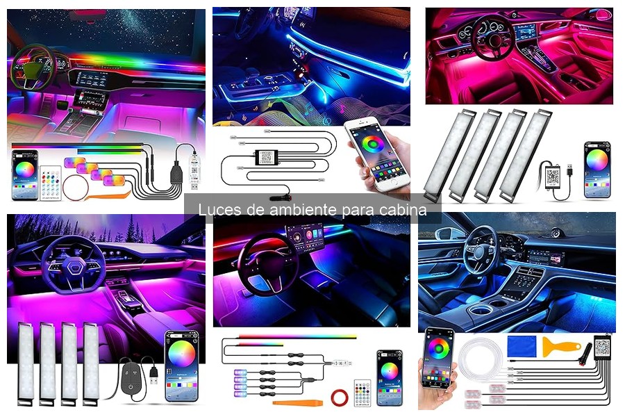 Mejores luces de ambiente para camioneros: comparativa 2023