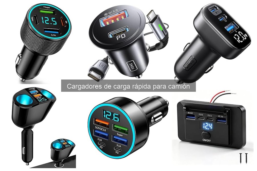 Mejores lugares para comprar cargadores de carga rápida para camiones