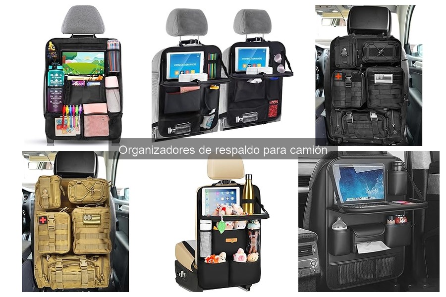 Mejores lugares para comprar organizadores de respaldo para camiones