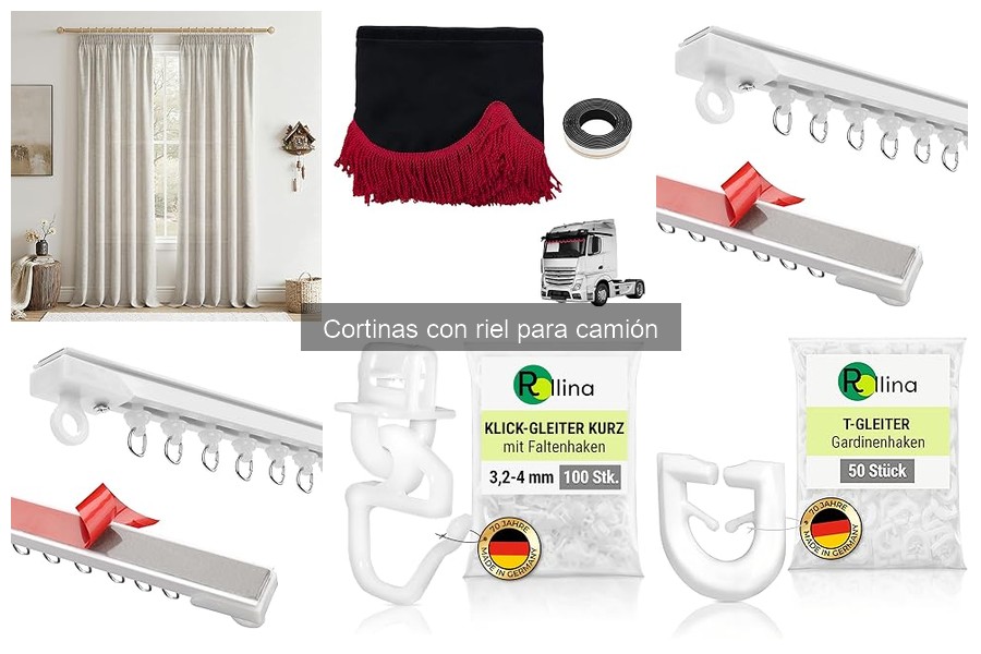 Mejores marcas de cortinas con riel para camiones