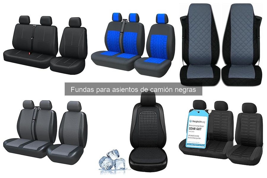 Mejores marcas de fundas negras para asientos de camión