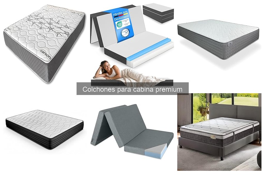 Mejores materiales para colchones de cabina premium