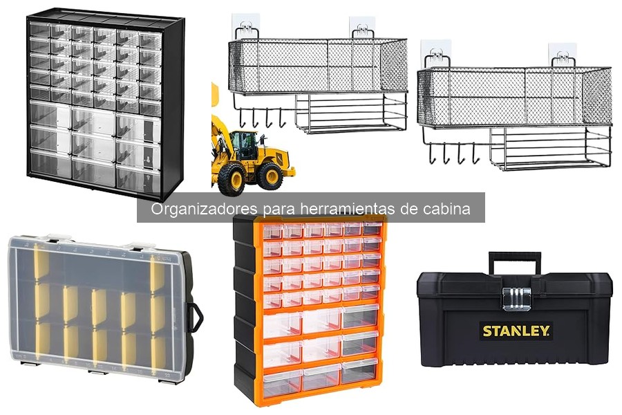 Mejores prácticas para usar organizadores de herramientas de cabina