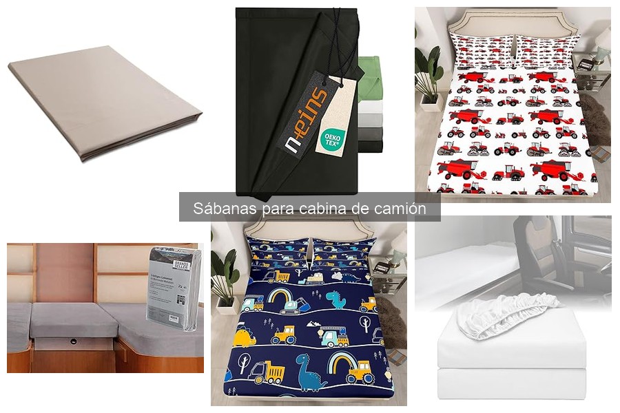 Mejores sábanas para la comodidad en viajes largos en camión