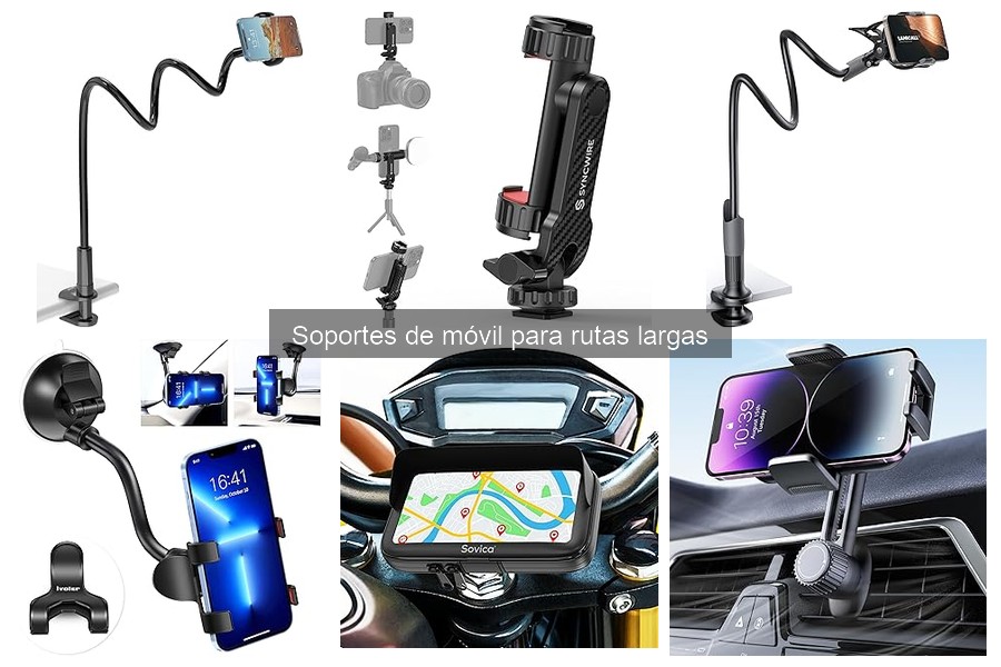Mejores Soportes de Móvil para Rutas Largas: Comparativa 2023