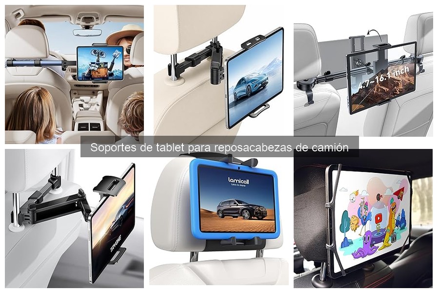 Mejores soportes de tablet para reposacabezas de camión
