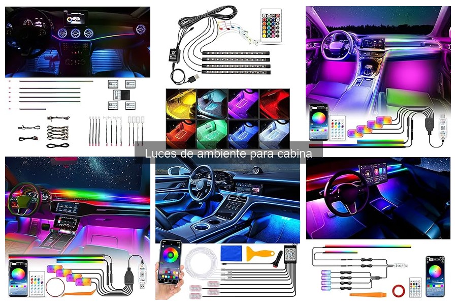 Ofertas y precios de luces de ambiente para cabina