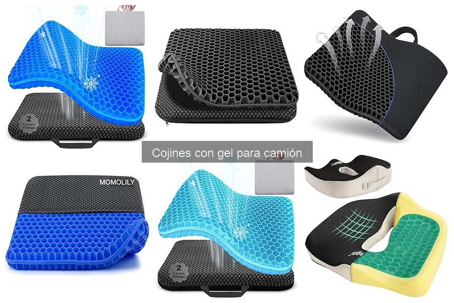 Opiniones de usuarios sobre cojines con gel para camiones