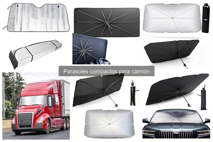 Opiniones de usuarios sobre parasoles compactos para camión