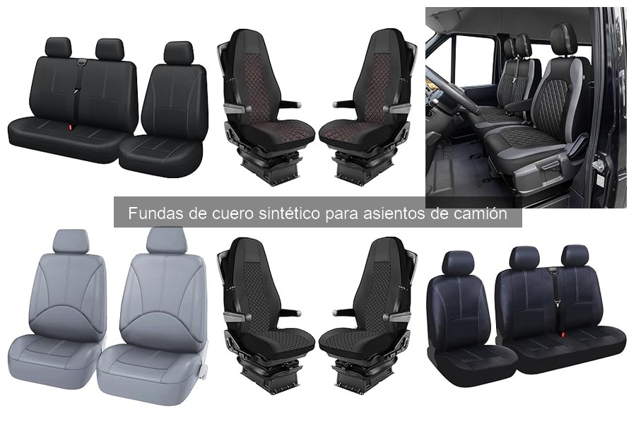 Opiniones sobre fundas de cuero sintético para asientos de camión