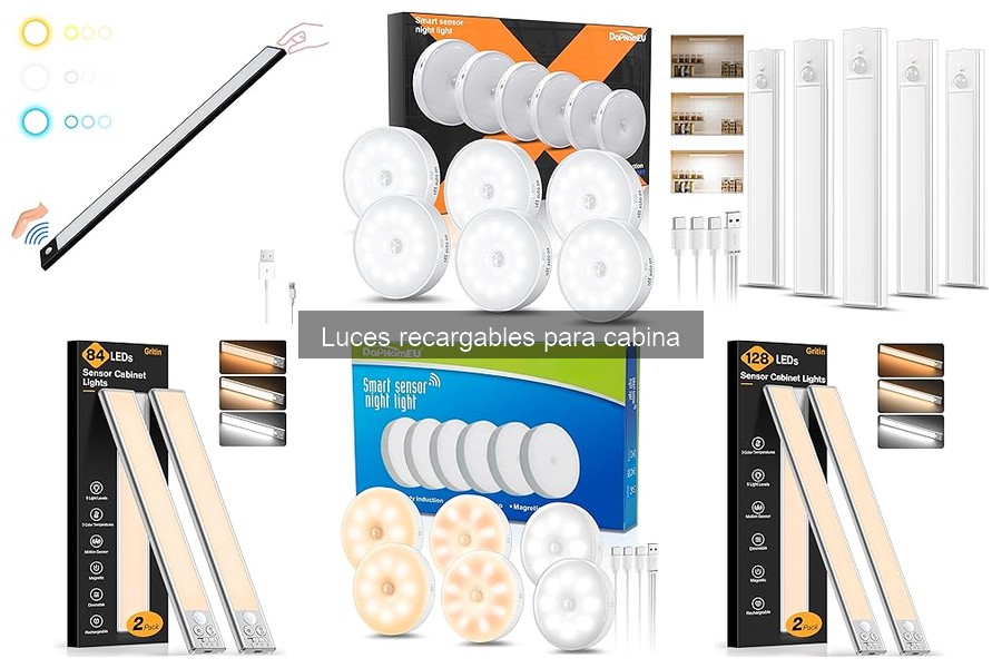 Opiniones sobre luces recargables para cabina: ¿Cuál elegir?