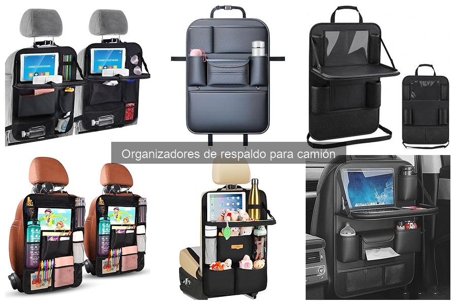 Opiniones sobre organizadores de respaldo para camiones
