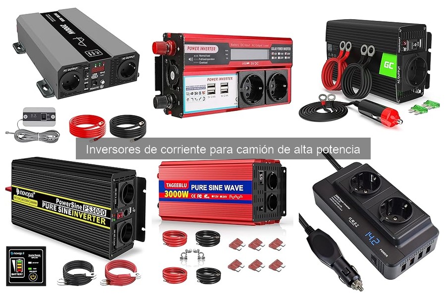 Precauciones al Usar Inversores de Corriente para Camiones