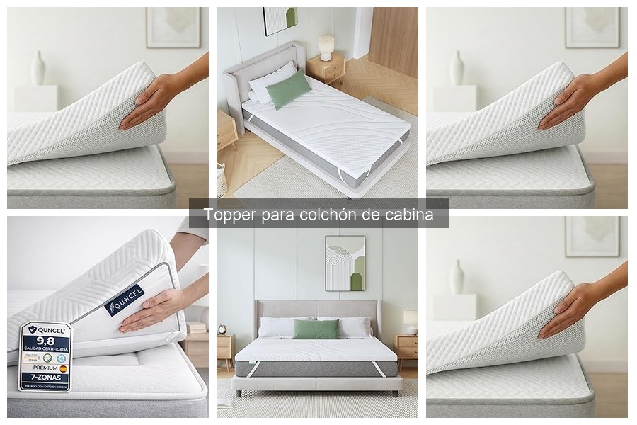 Precio promedio de toppers para colchón de cabina