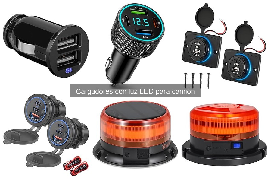 Precios de cargadores con luz LED para camiones