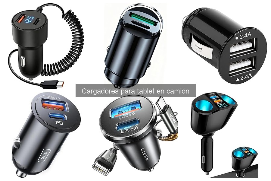 Preguntas frecuentes sobre cargadores para tablet en camión