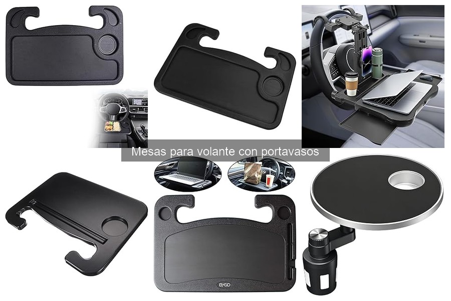 Problemas comunes al usar mesas para volante con portavasos