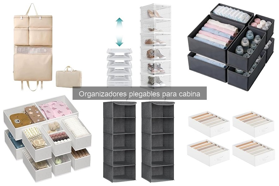 Problemas comunes al usar organizadores plegables para cabina
