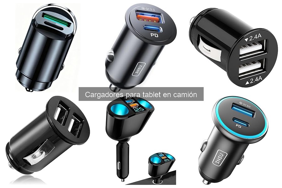 Problemas comunes con cargadores para tablet en camión