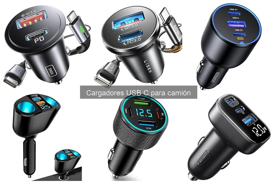 Problemas comunes con cargadores USB C en camiones