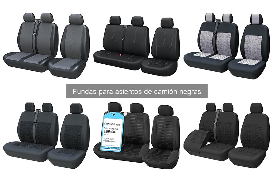 Problemas comunes con fundas para asientos de camión negros