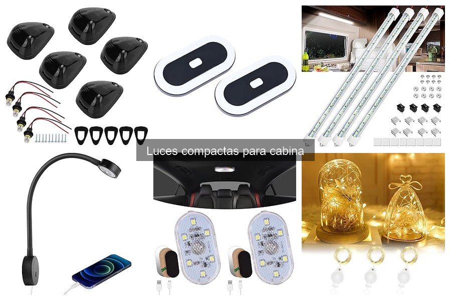 Problemas comunes con luces compactas para cabina y soluciones