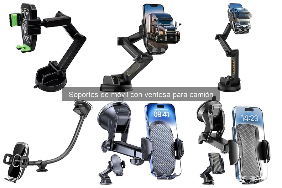 Problemas comunes con soportes de móvil con ventosa para camión
