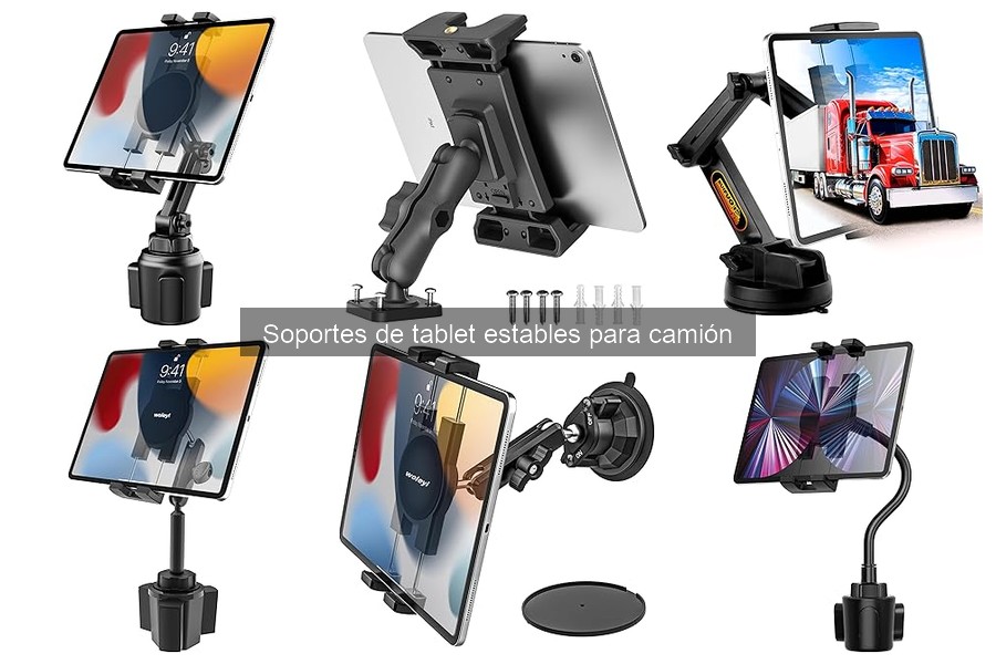 Problemas comunes con soportes de tablet en camiones