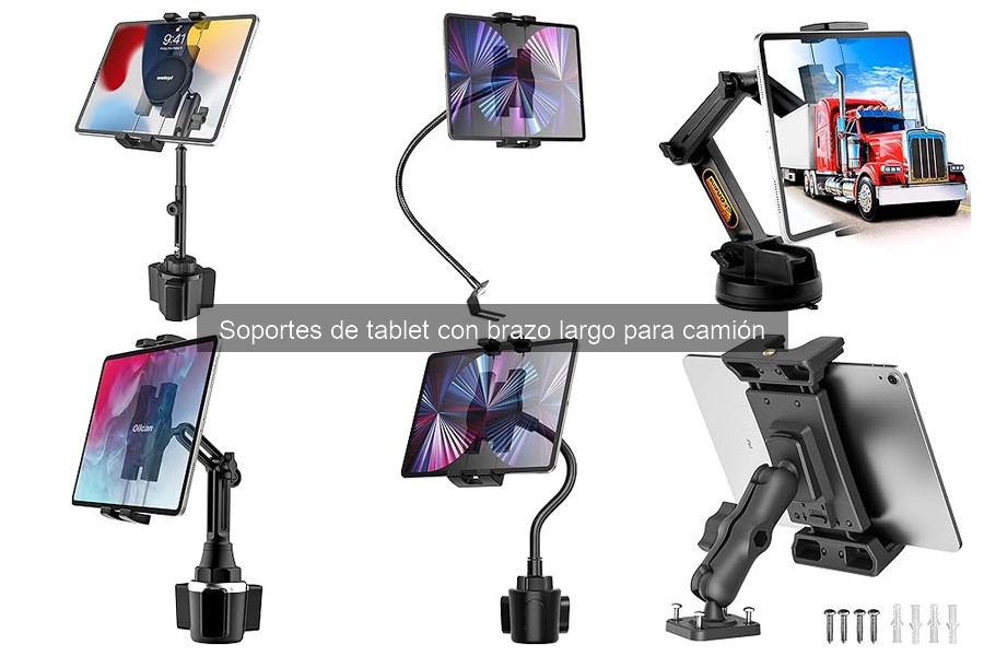 Problemas comunes de soportes de tablet con brazo largo en camiones