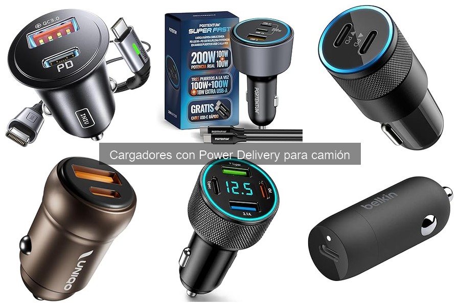 ¿Qué es un cargador Power Delivery para camión?