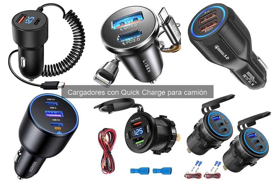 ¿Qué es un cargador Quick Charge para camión?