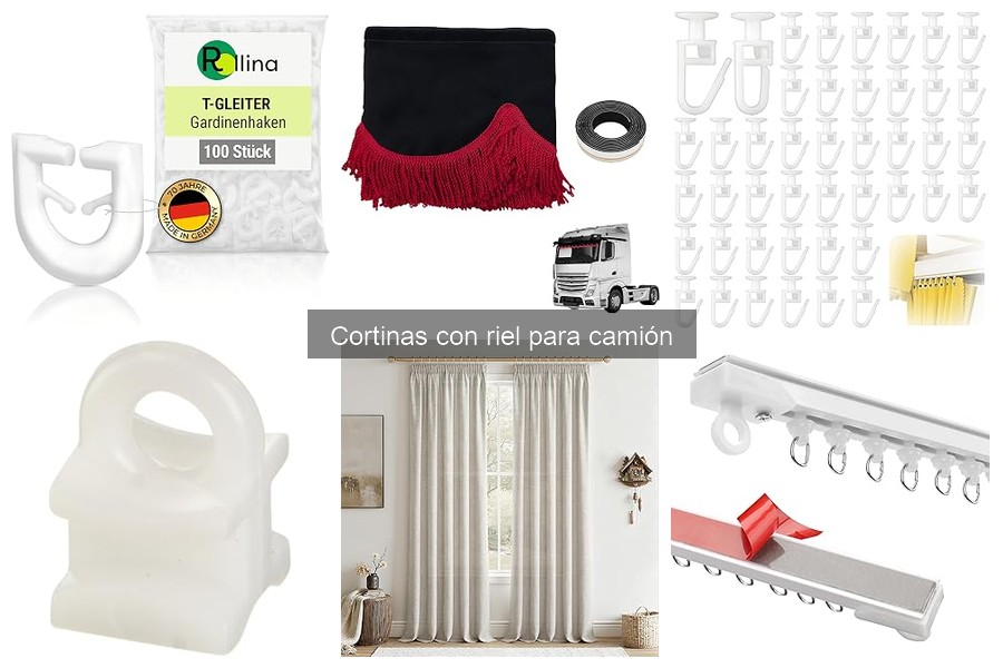 ¿Qué son las cortinas con riel para camión? Funciones y características
